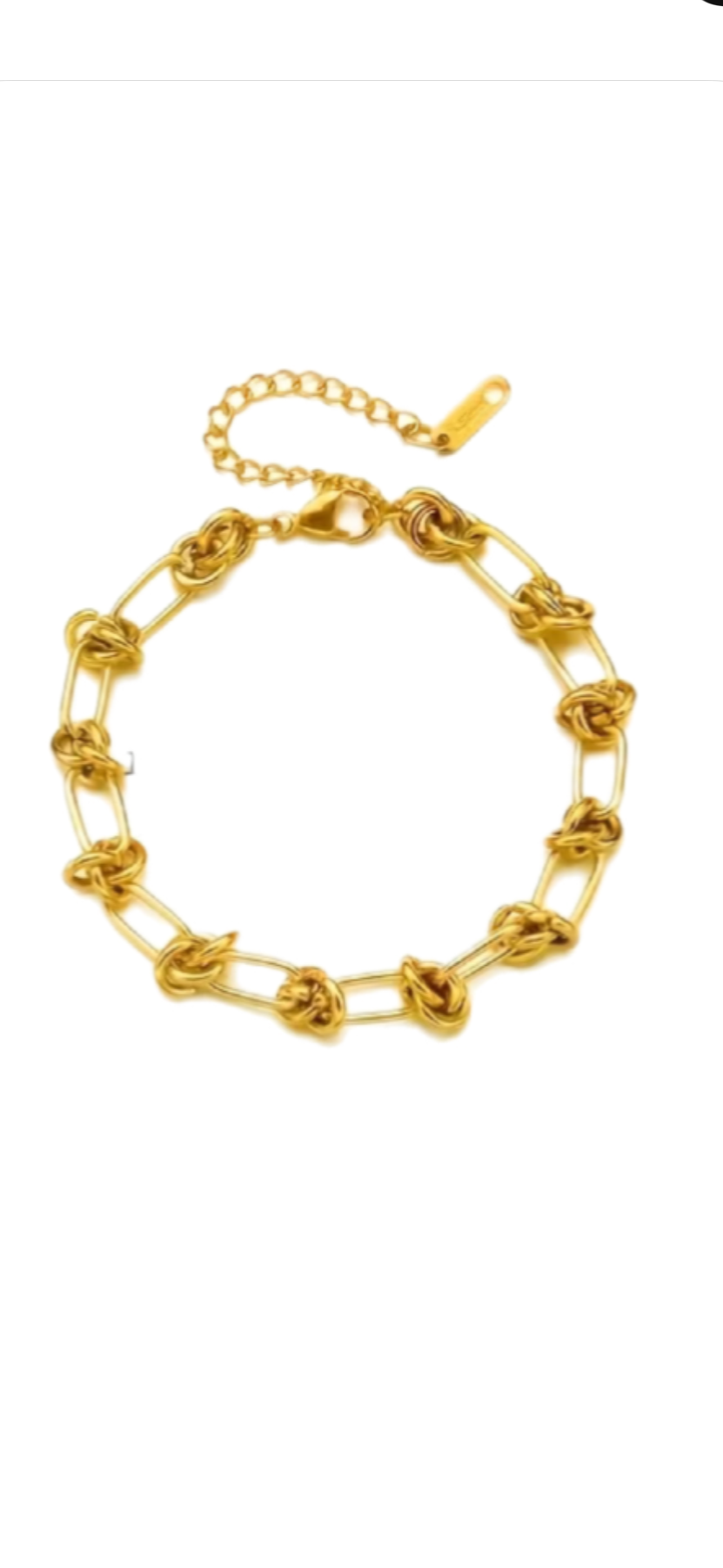 The Aurelia Knot Link Bracelet