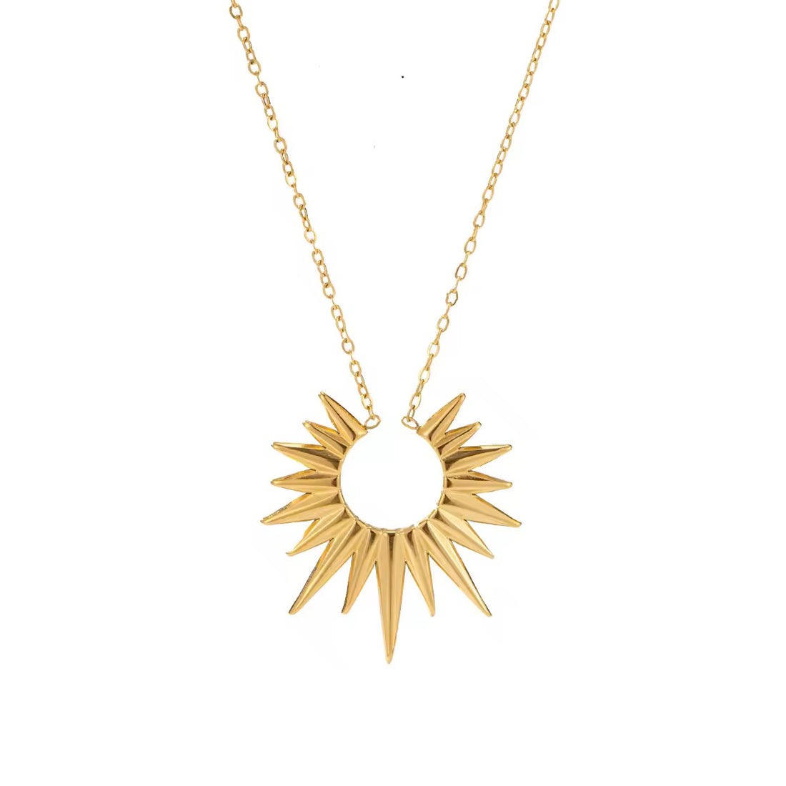 Gold Sunburst Radiance Necklace