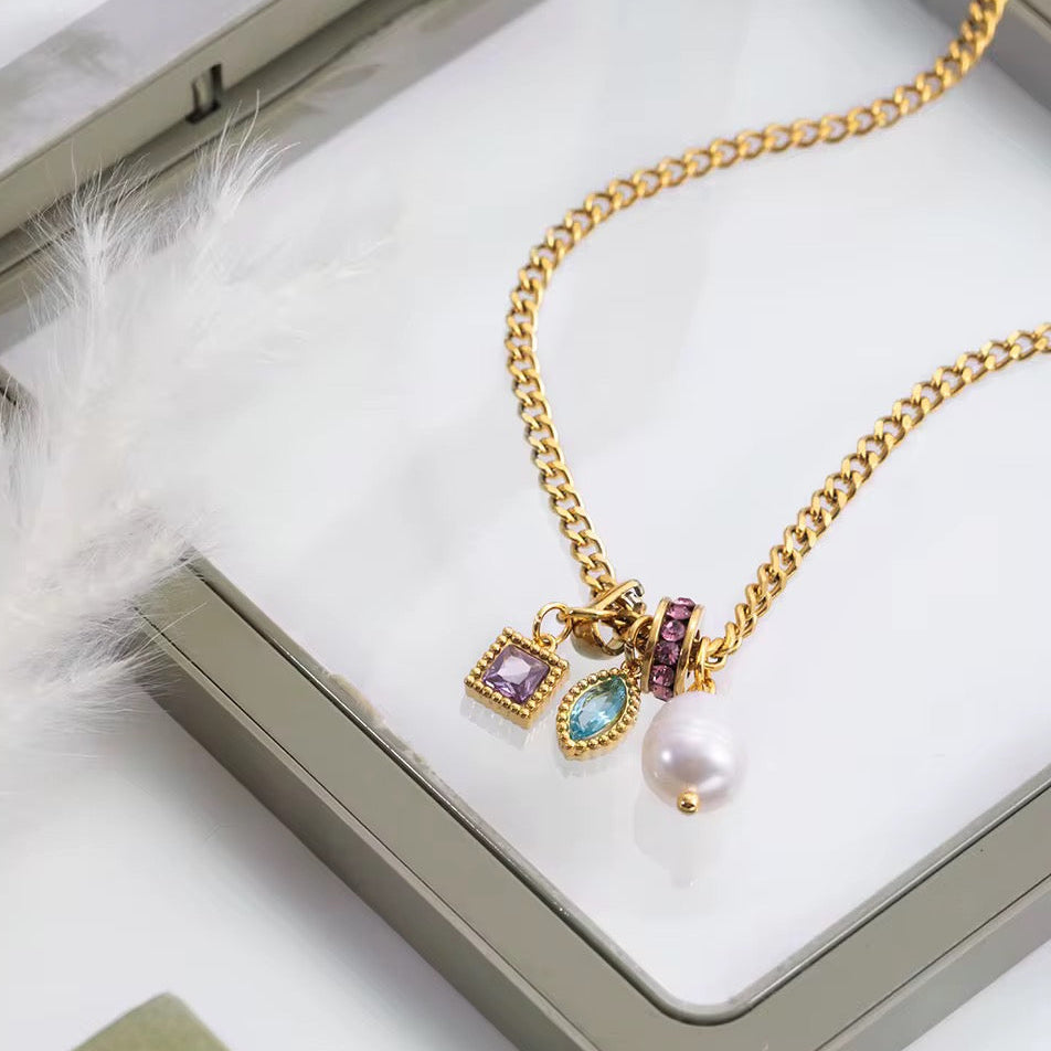 Gold Charm Luxe Necklace