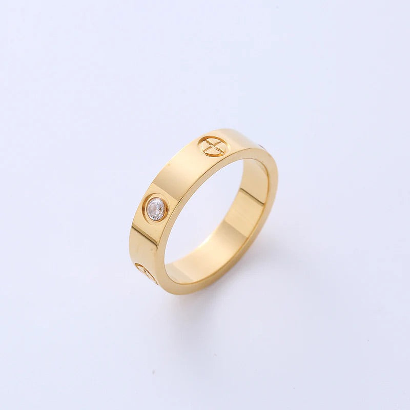JEM Gold Elevate Ring available in choice 18k Gold and White Gold Ring