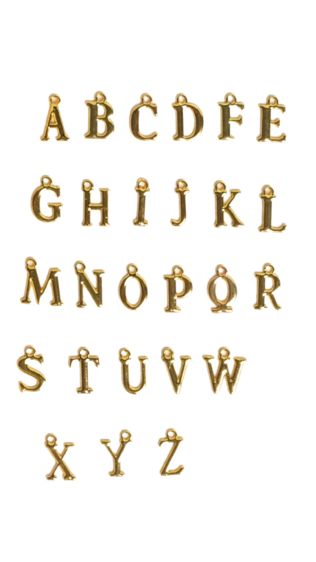 Gold or Silver Personalised Charm Bracelet