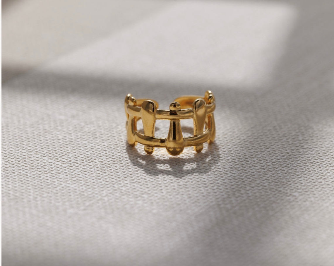 Gold JEM GEO Ring