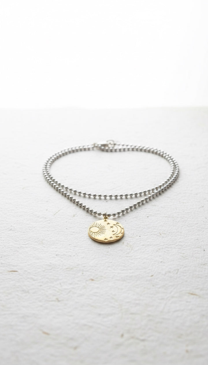 Celestia Sun & Star Beaded Necklace