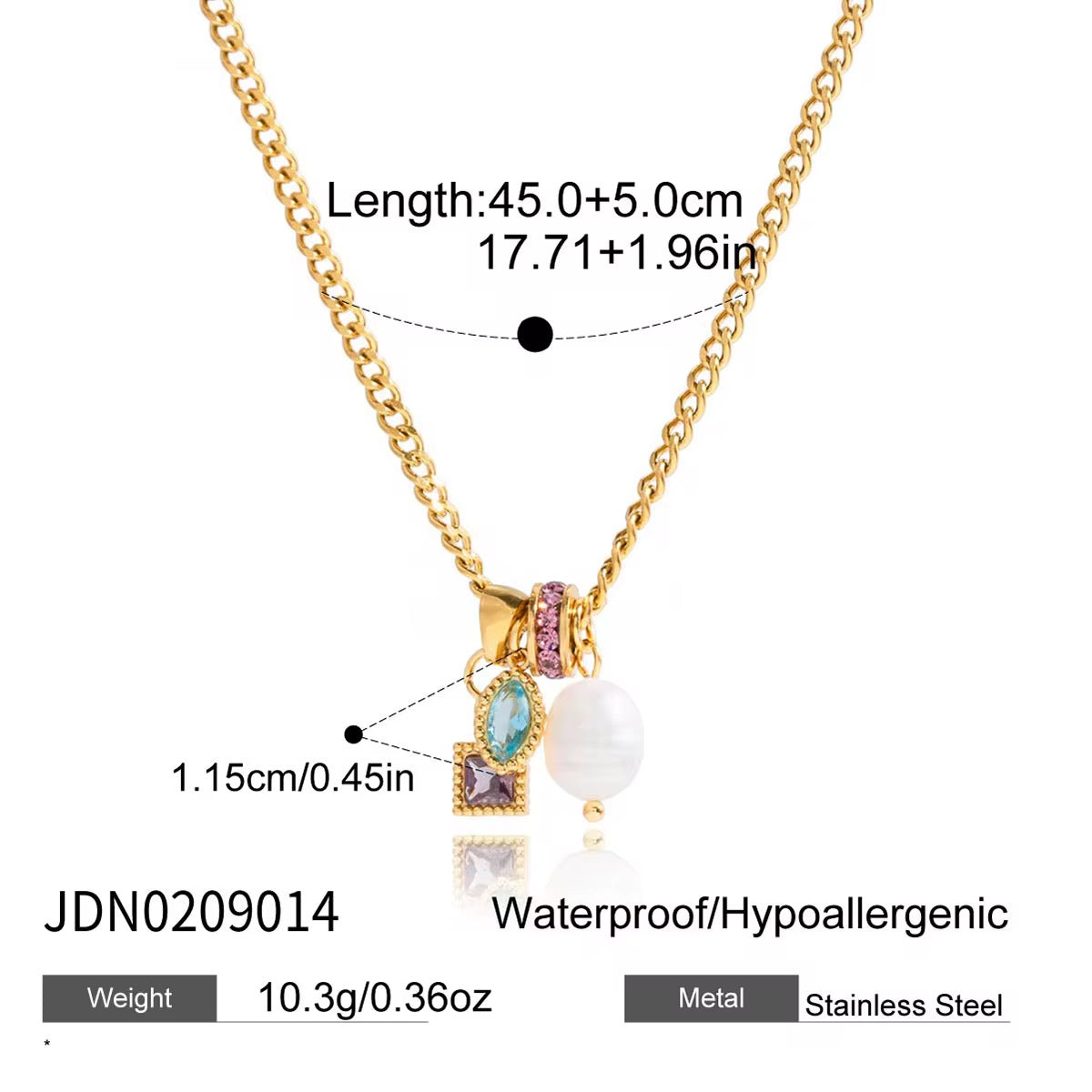 Gold Charm Luxe Necklace