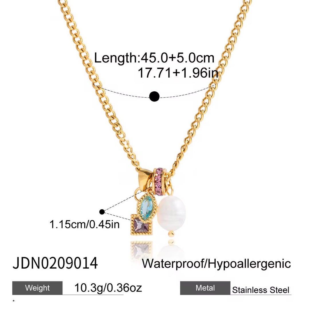 Gold Charm Luxe Necklace