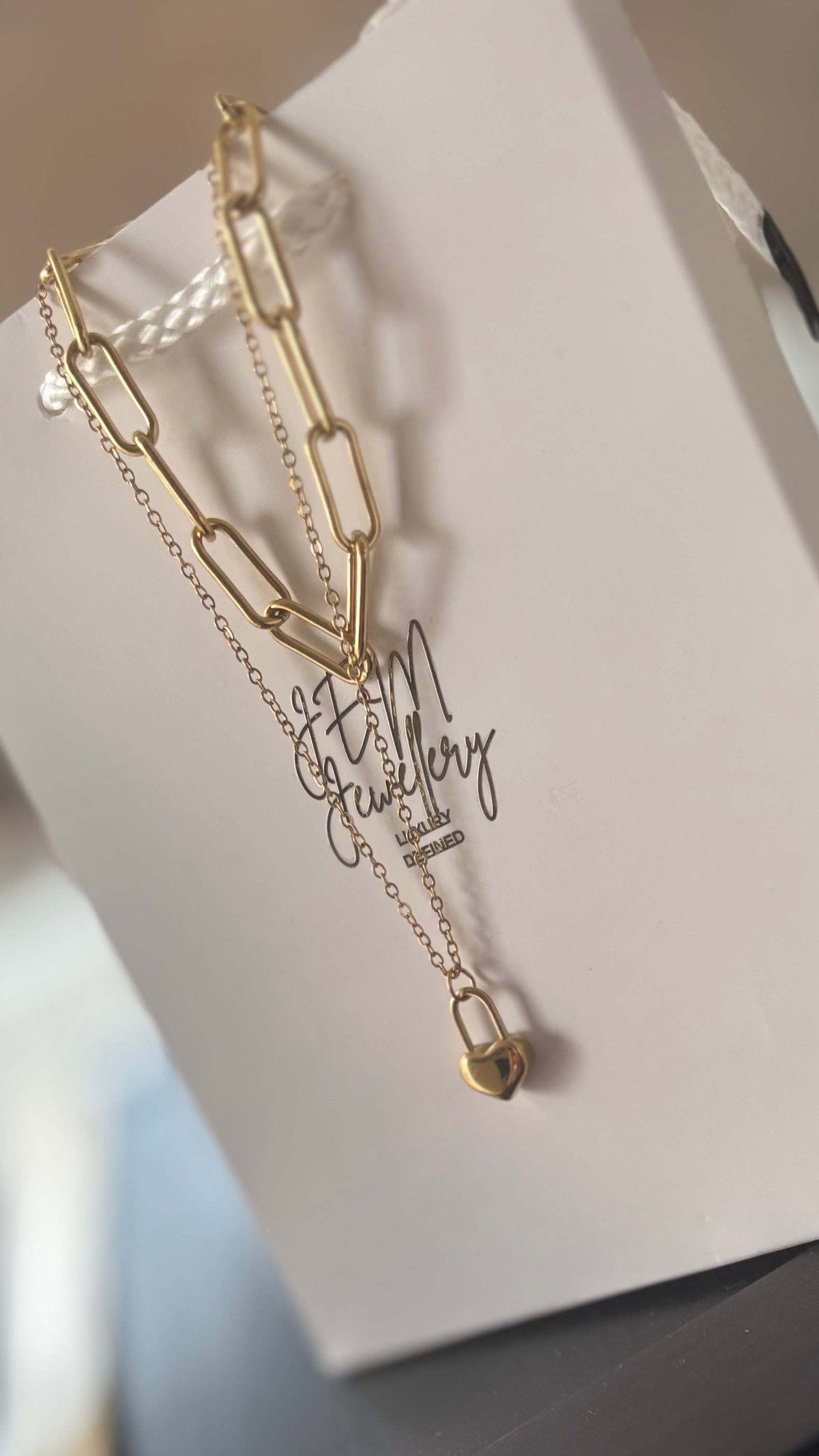JEM Geo Gold necklace