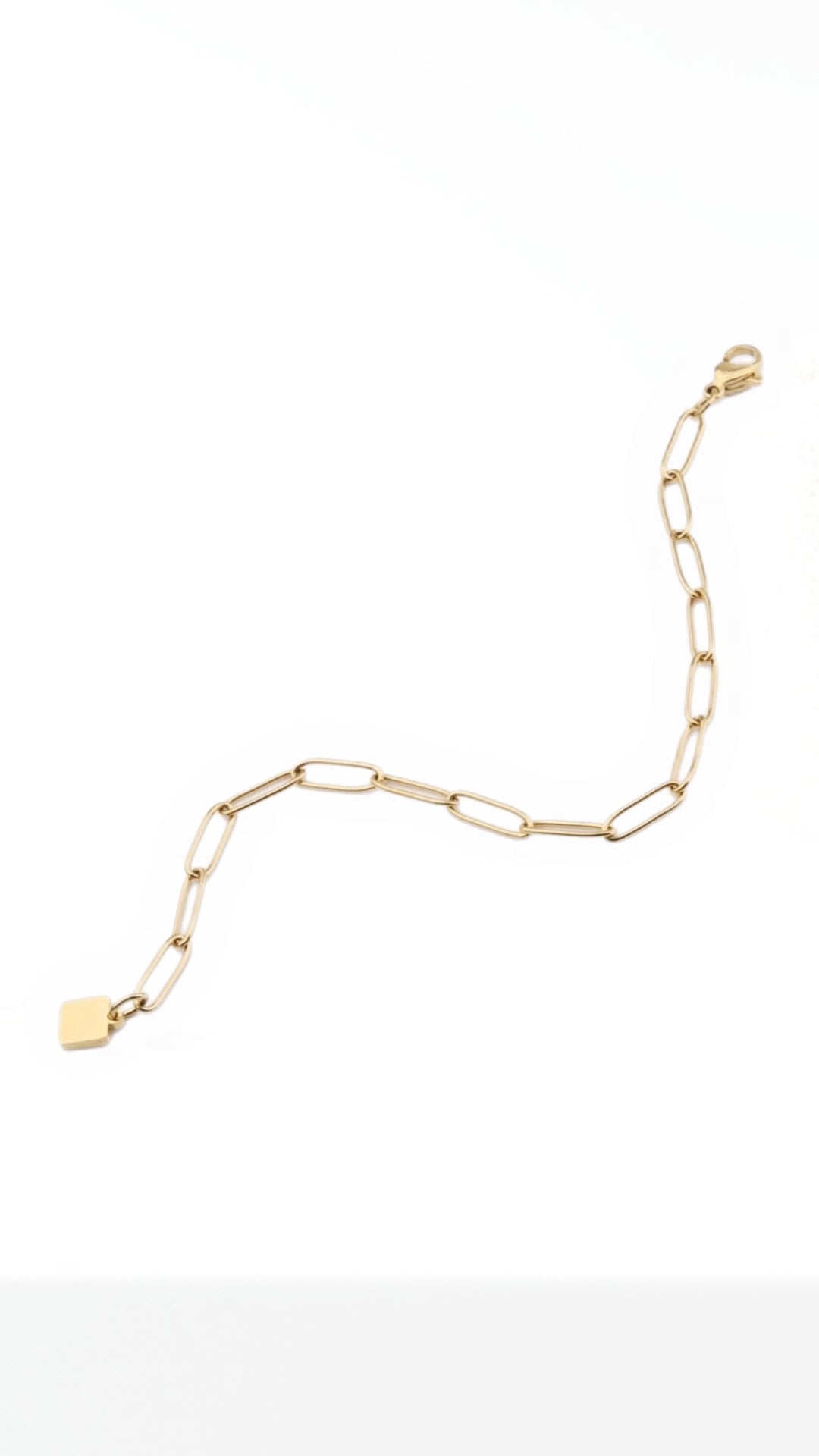 Gold or Silver Personalised Charm Bracelet