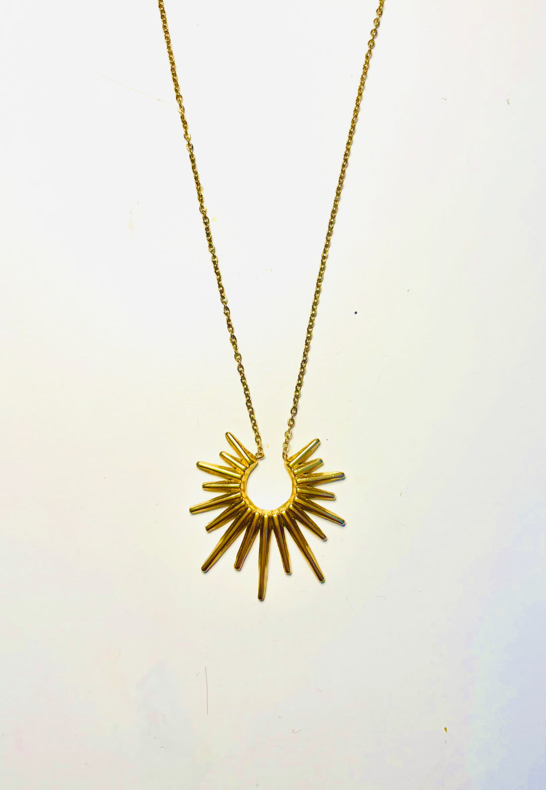 Gold Sunburst Radiance Necklace