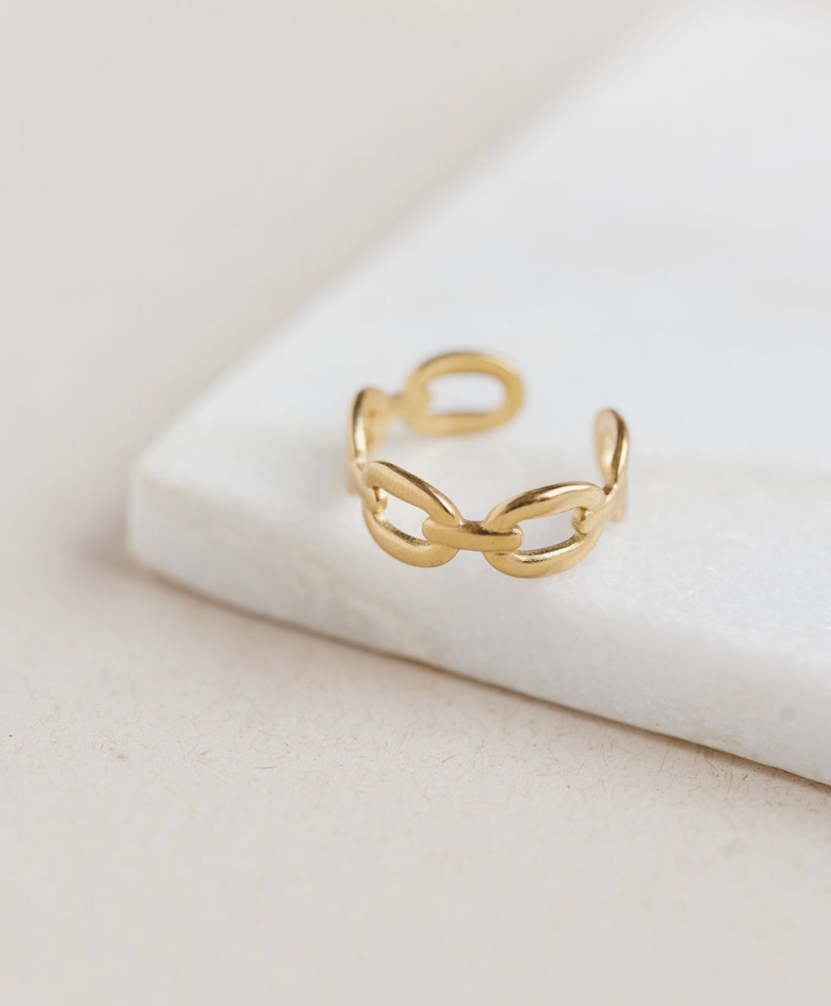 Gold Chain Ring