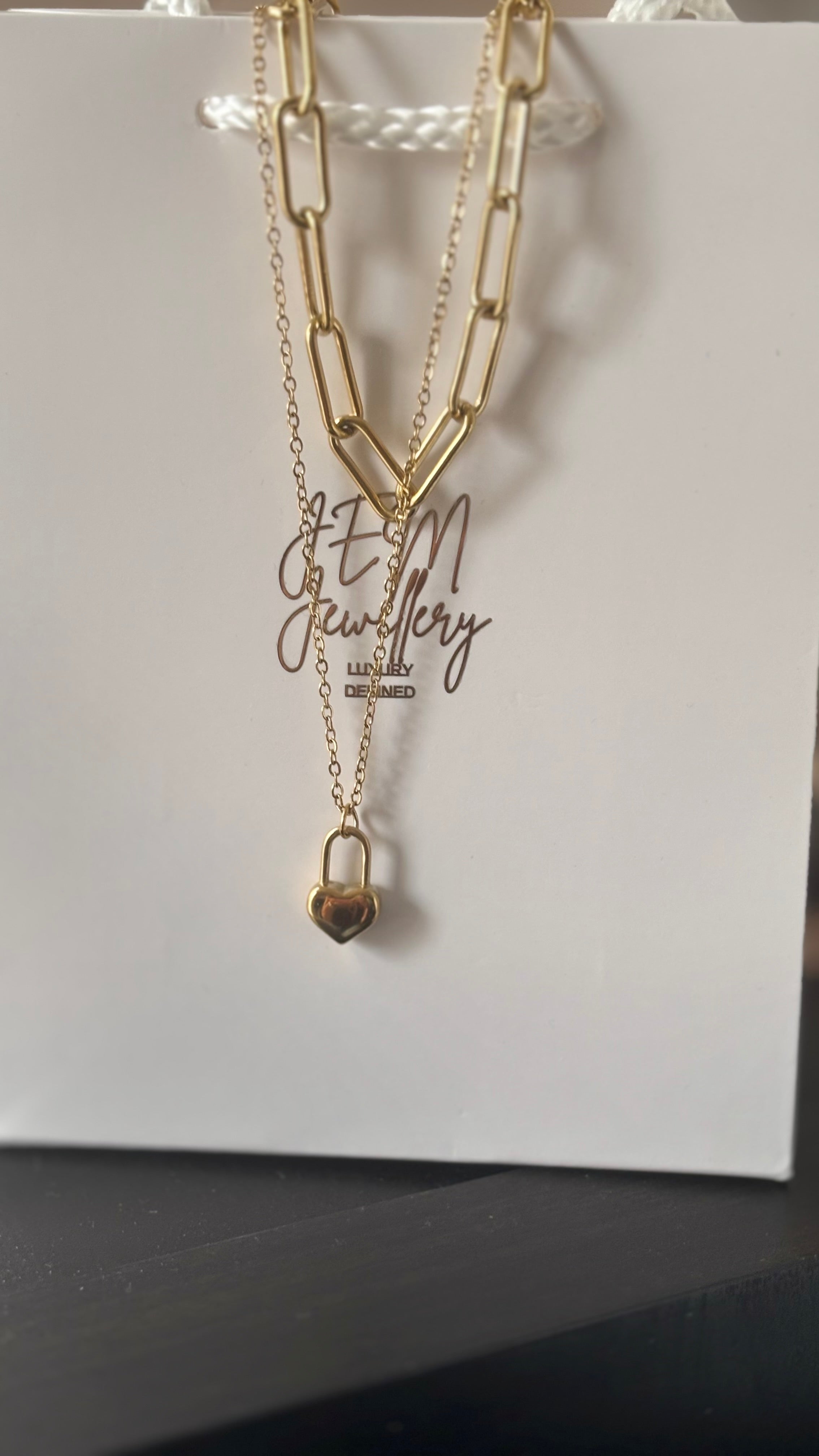 JEM Geo Gold necklace