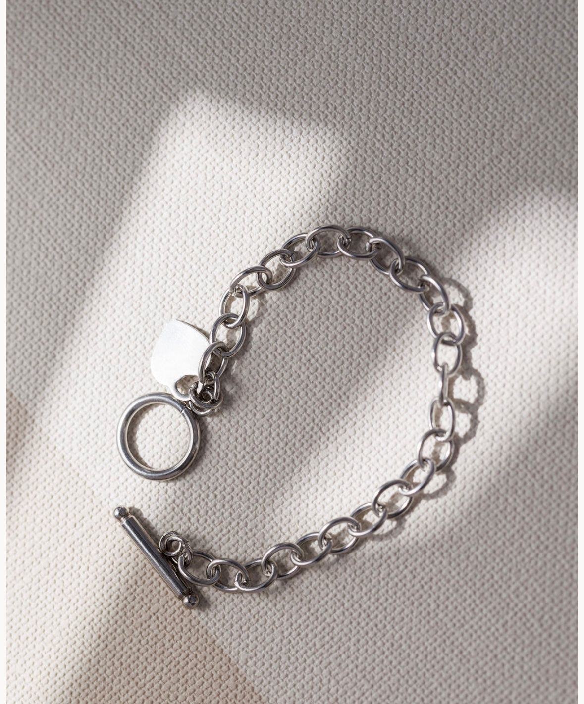 Silver Heart Charm Bracelet