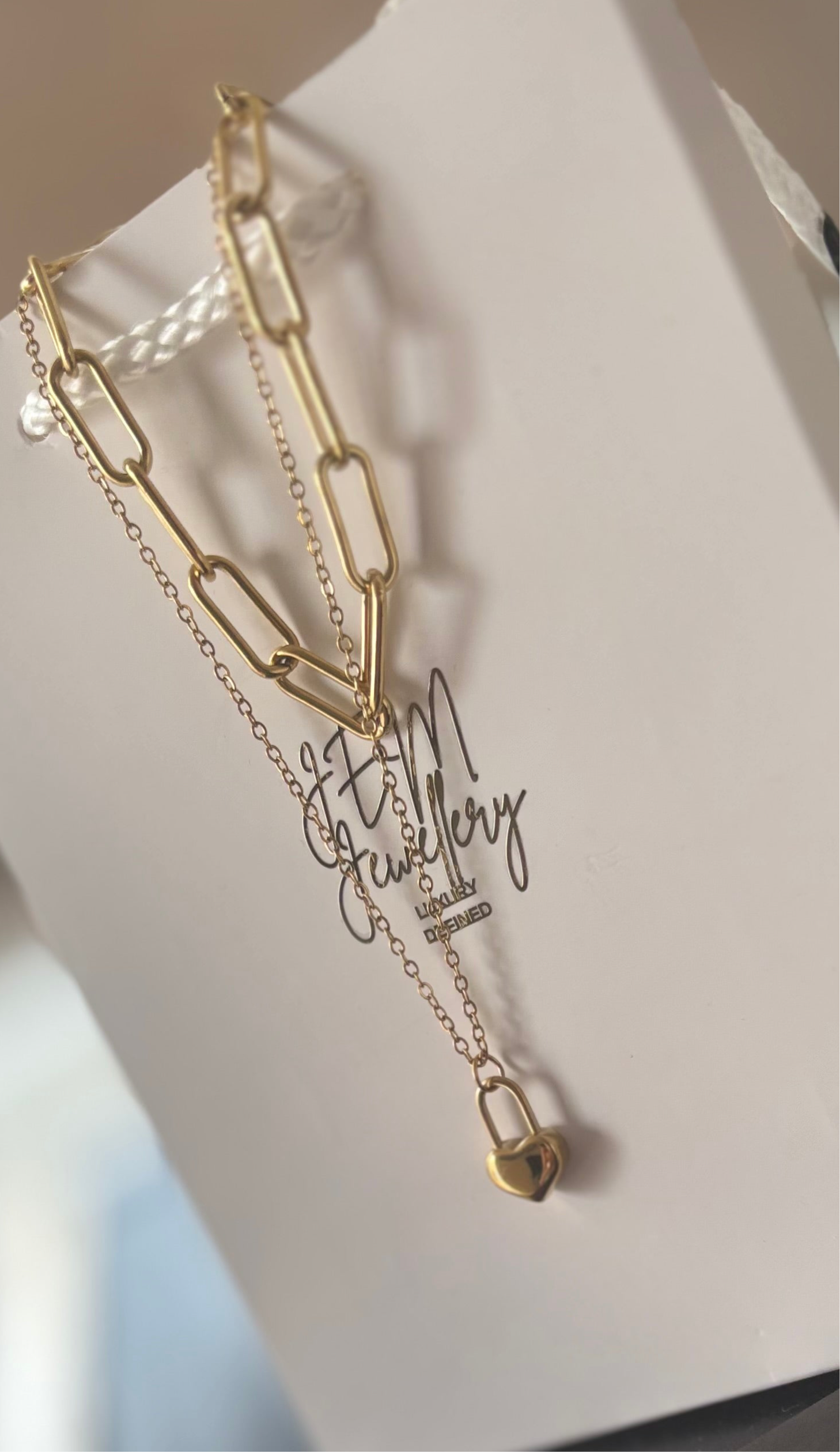 JEM Geo Gold necklace