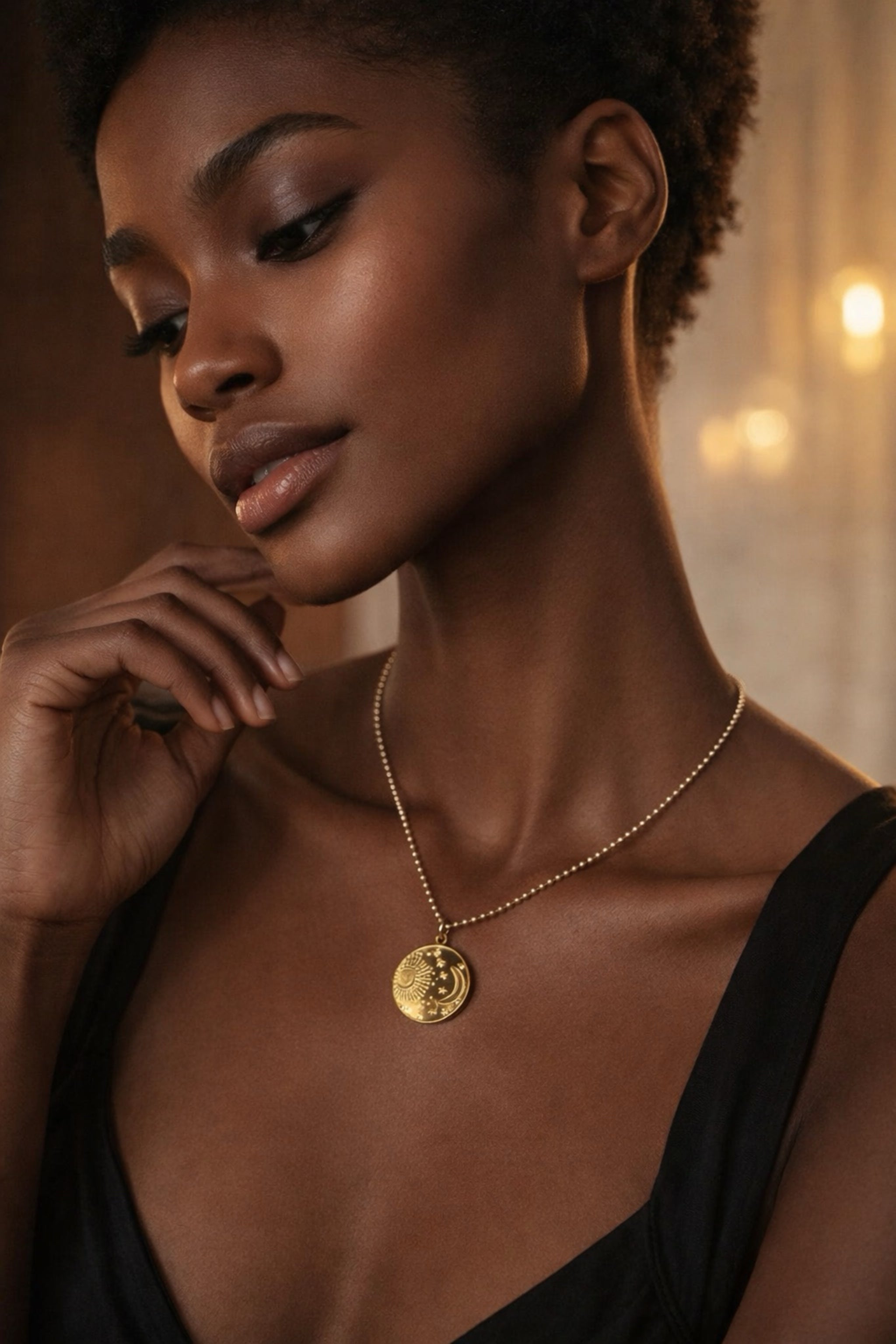 Celestia Sun & Star Beaded Necklace