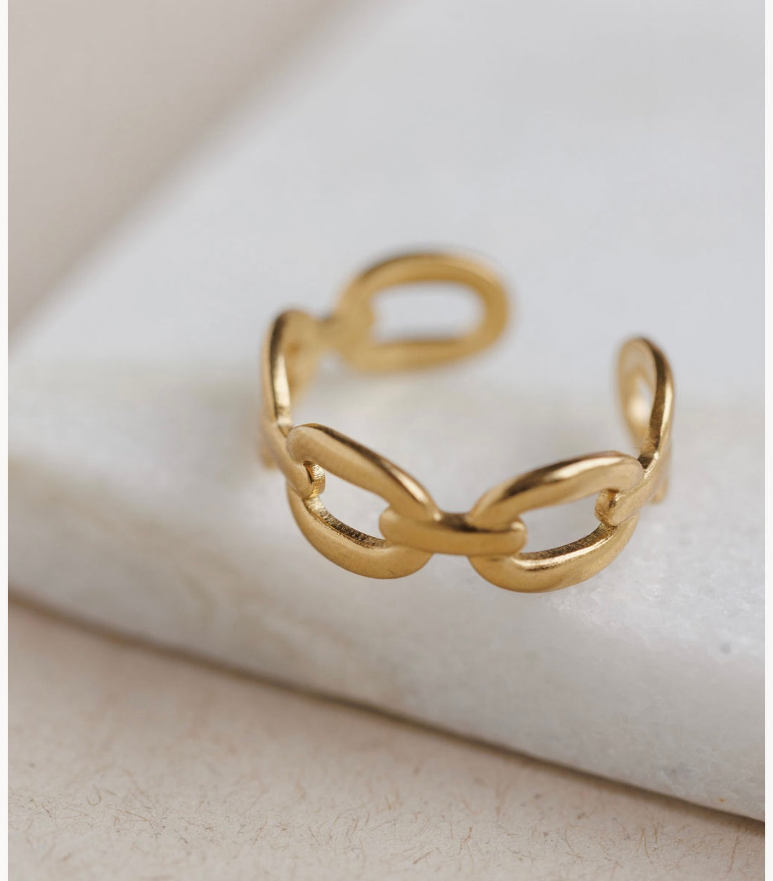Gold Chain Ring