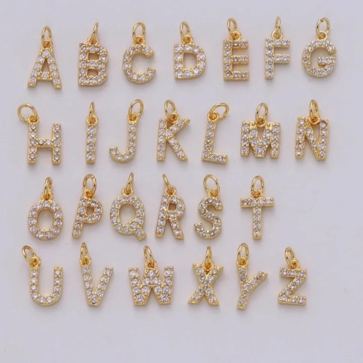The Knot charm pick your initial 1 charm
