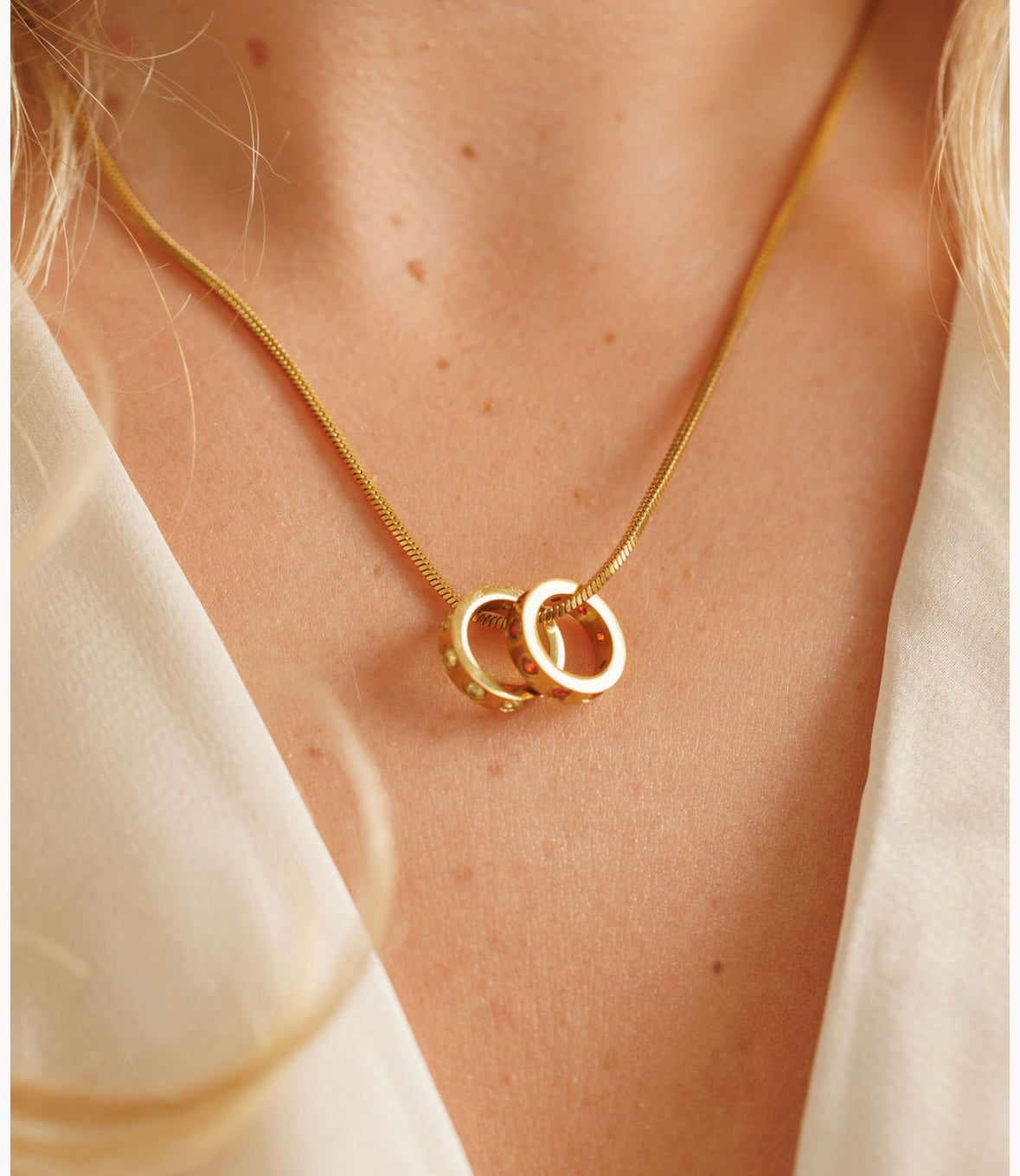 Jewel Drop Pendant Necklace