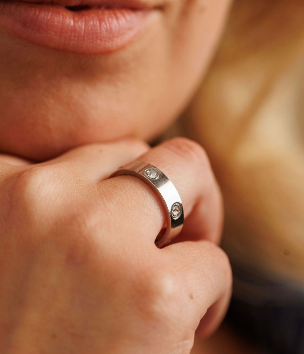 JEM Gold Elevate Ring available in choice 18k Gold and White Gold Ring