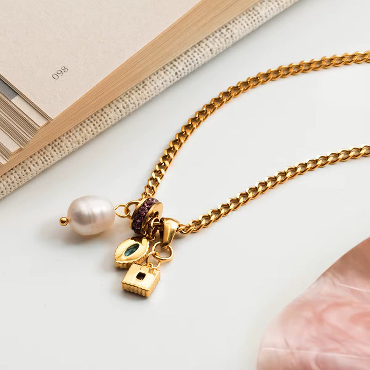 Gold Charm Luxe Necklace