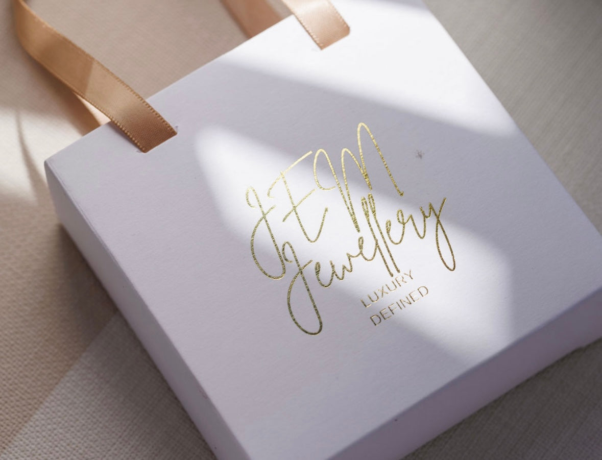 Gold Heart Drop Earrings